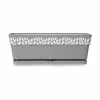 Balkona Puķu Kaste Stefanplast Cloe Pelēks Plastmasa 49,5 x 17 x 19 cm (12 gb.)