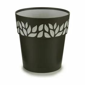 Vazonas su automatiniu drėkinimu Stefanplast Cloe Antracito Plastmasinis 19 x 19 x 19 cm (12 vnt.)