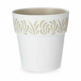 Vazonas su automatiniu drėkinimu Stefanplast Gaia Balta Plastmasinis 29 x 29 x 29 cm (6 vnt.)