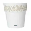 Vazonas su automatiniu drėkinimu Stefanplast Gaia Balta Plastmasinis 29 x 29 x 29 cm (6 vnt.)