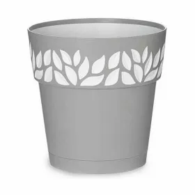 Vazonas su automatiniu drėkinimu Stefanplast Cloe Pilka Plastmasinis 19 x 19 x 19 cm (12 vnt.)