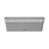 Balkona Puķu Kaste Stefanplast Gaia Pelēks Plastmasa 49,5 x 17 x 19 cm (12 gb.)