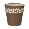 Itsekasteleva kukkaruukku Stefanplast Cloe Ruskea Muovinen 25 x 25 x 25 cm (6 osaa)