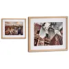 Painting Gift Decor Brown Wood Glass Building 43 x 3 x 53 cm (6 Units)
