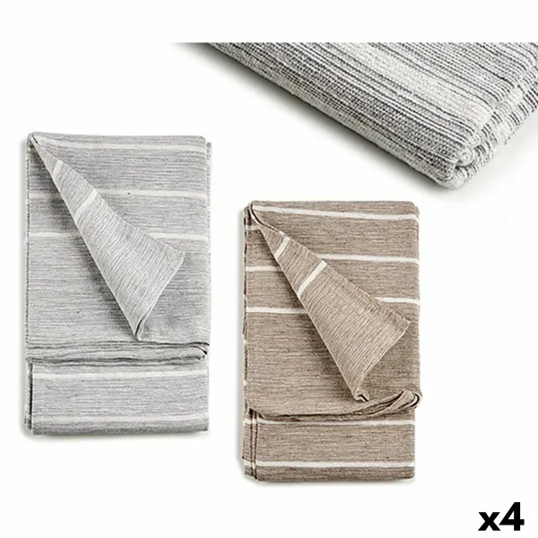 Daudzfunkcionāla šalle Gift Decor 13 x 38 x 13 cm 225 x 0,4 x 250 cm Strīpas (4 gb.)