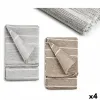 Daudzfunkcionāla šalle Gift Decor 13 x 38 x 13 cm 225 x 0,4 x 250 cm Strīpas (4 gb.)