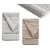 Daudzfunkcionāla šalle Gift Decor 13 x 38 x 13 cm 225 x 0,4 x 250 cm Strīpas (4 gb.)