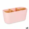 Zobu birstu turētājs Berilo Rozā Bambuss polipropilēns 21 x 10 x 9 cm (6 gb.)