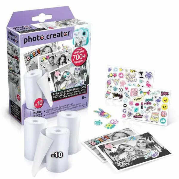 Pašlīpošs papīrs Canal Toys Instant Camera