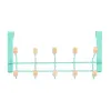 Door Coat Rack Berilo Green Wood Metal 35 x 17 x 15 cm (6 Units)