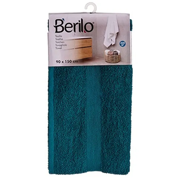 Kylpypyyhe Berilo Sininen 80 % puuvillaa 20 % Polyesteri 90 x 150 cm 90 x 0,2 x 140 cm 45 x 5 x 24,5 cm 23 x 45 x 5 cm (3 osaa)