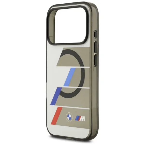 BMW M IML Metal Buttons Tricolor Lines MagSafe - Case iPhone 17 Pro (anthracite)
