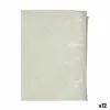 Tablecloth Yellow White Beige Oilcloth Rhombus 140 x 140 cm (12 Units)