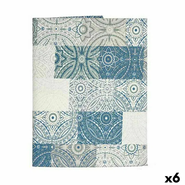 Traipiem izturīgs galdauts Kinvara Zils Plāns audums Pret nogulsnēm Flīze 140 x 180 cm (6 gb.)
