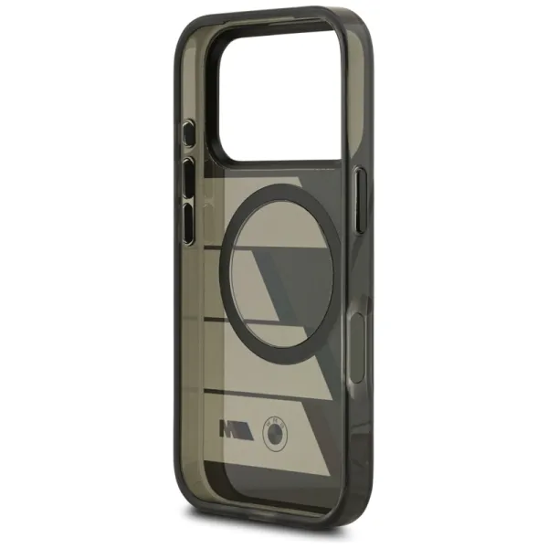 BMW M IML Metal Buttons Tricolor Lines MagSafe - Case iPhone 17 Pro (anthracite)