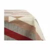 Stain-proof tablecloth Kinvara Grey Maroon Thin canvas Anti-stain Stripes 140 x 180 cm (10 Units)