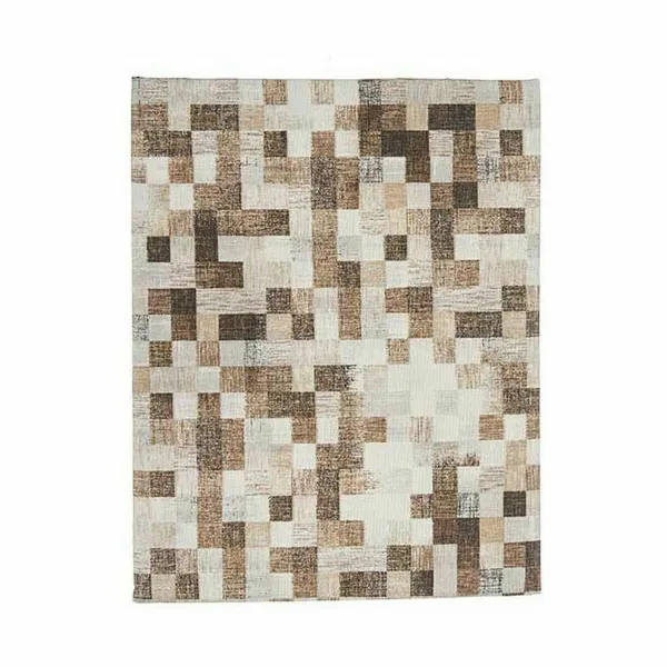 Stain-proof tablecloth Kinvara Beige Thin canvas Anti-stain Frames 140 x 180 cm (6 Units)