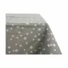 Stain-proof tablecloth Kinvara White Grey Jacquard Anti-stain Spots 140 x 180 cm (8 Units)