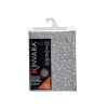 Stain-proof tablecloth Kinvara White Grey Jacquard Anti-stain Spots 140 x 180 cm (8 Units)