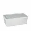 Контейнер для хранения с крышкой Stefanplast Elegance Белый Пластик 5 L (12 штук)