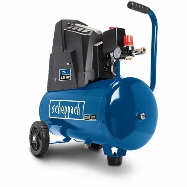 Воздушный компрессор Scheppach HC30OX Горизонтальный 1100 W 8 bar 24 L