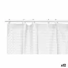 Shower Curtain Berilo Transparent Polyethylene EVA 180 x 180 cm 24 x 2 x 20 cm Frames (12 Units)