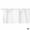 Suihkuverho Berilo Valkoinen Polyetyleeni EVA 180 x 180 cm 20,5 x 34 x 2 cm (12 osaa)