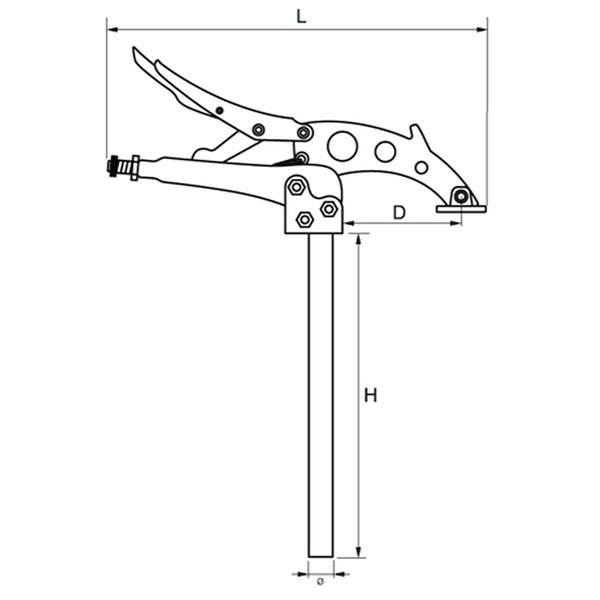 Screw Sargeant Grip-on 24,7 cm