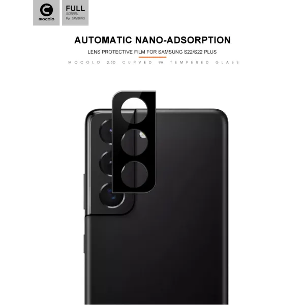 Mocolo Silk Camera Lens Glass - Protective Glass for Samsung Galaxy S22 / S22+ camera lens 