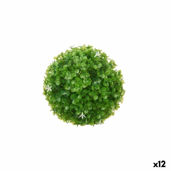Dekoratīvs Augs Ibergarden Plastmasa Цветы Loksnes Чаша 17 x 17 x 17 cm (12 gb.)