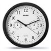 Wall Clock ELBE RP-1005-N White/Black