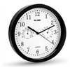 Wall Clock ELBE RP-1005-N White/Black