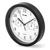 Wall Clock ELBE RP-1005-N White/Black