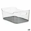 Vetolaatikon Järjestelijä Kinvara Harmaa Läpinäkyvä Silikoni Muovinen TPR Kierrätetty muovi 17 x 10,5 x 24,5 cm (12 osaa)