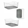 Dėžutę Stalčiams Kinvara Pilka Skaidrus Silikoninis Plastmasinis TPR Perdirbtas plastikas 17 x 10,5 x 24,5 cm (12 vnt.)