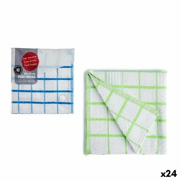 Virtuvės šluostė 50 x 50 cm Mikro audinys (24 vnt.)