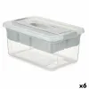 Универсальная коробка Kipit Серый Прозрачный Пластик 9 L (6 штук)
