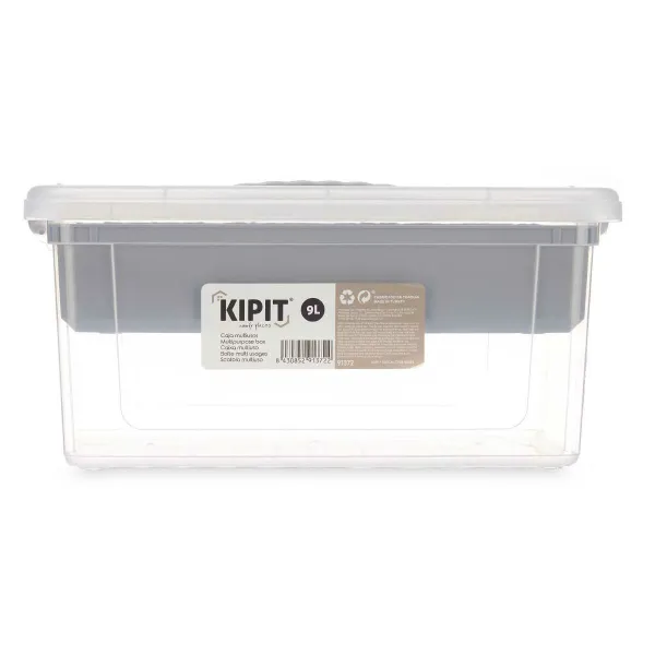 Универсальная коробка Kipit Серый Прозрачный Пластик 9 L (6 штук)