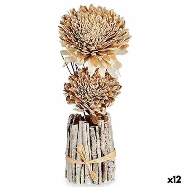 Декоративный цветок Gift Decor Натуральный 13 x 37 x 14 cm (12 штук)