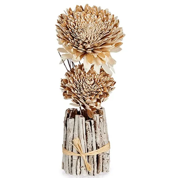 Декоративный цветок Gift Decor Натуральный 13 x 37 x 14 cm (12 штук)
