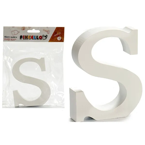 письмо Pincello S Белый Деревянный 2 x 16 x 14,5 cm (24 штук)