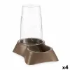 Lemmikin ruokinta-astia Mascow Ruskea polypropeeni 3,5 L 21,5 x 32,5 x 32,5 cm Annostelija (4 osaa)