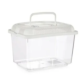 Zivju tvertne Mascow Balts Plastmasa 3 L 17 x 16 x 24 cm Ar rokturi Vidējs (12 gb.)