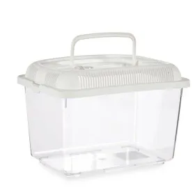 Zivju tvertne Mascow Balts Plastmasa 7 L 20 x 20 x 30 cm Ar rokturi Liels (8 gb.)