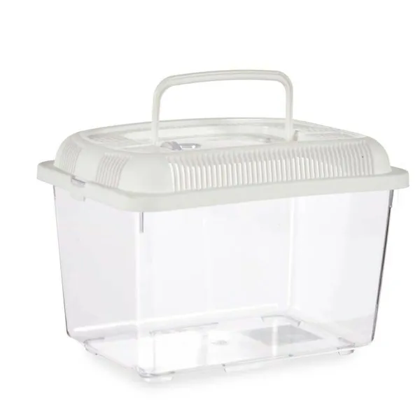 Akvariumas Mascow Balta Plastmasinis 7 L 20 x 20 x 30 cm Su rankena Didelis (8 vnt.)