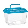 Akvariumas Mascow Mėlyna Plastmasinis 3 L 17 x 16 x 24 cm Su rankena Vidutinis (12 vnt.)