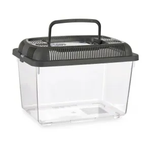 Zivju tvertne Mascow Antracīts Plastmasa 3 L 17 x 16 x 24 cm Ar rokturi Vidējs (12 gb.)