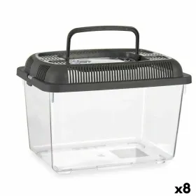 Zivju tvertne Mascow Pelēks Plastmasa 7 L 20 x 20 x 30 cm Ar rokturi Liels (8 gb.)
