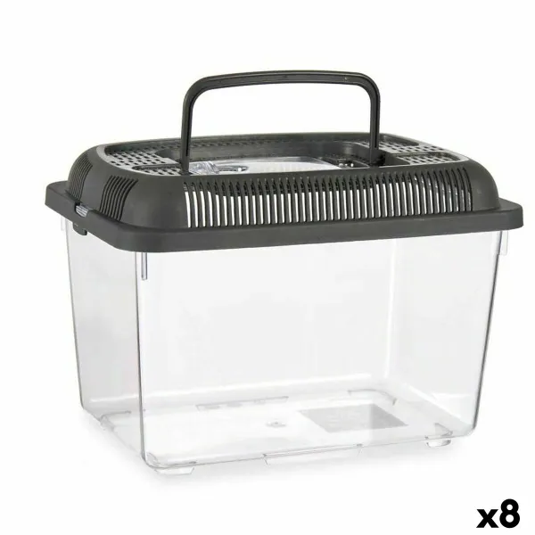 Kalasäiliö Mascow Harmaa Muovinen 7 L 20 x 20 x 30 cm Kahvalla Suuri (8 osaa)