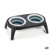 Gyvūnų maisto dėžė Mascow Juoda Silikoninis Plastmasinis Sulankstomas 9 x 39 x 9 cm (12 vnt.)